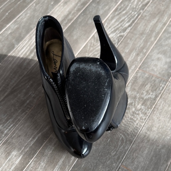 Lanvin Sleek Black Heeled Boots - Picture 6 of 7